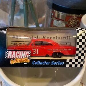 Vintage RALPH EARNHARDT Racing Collectables Red Die-Cast Car